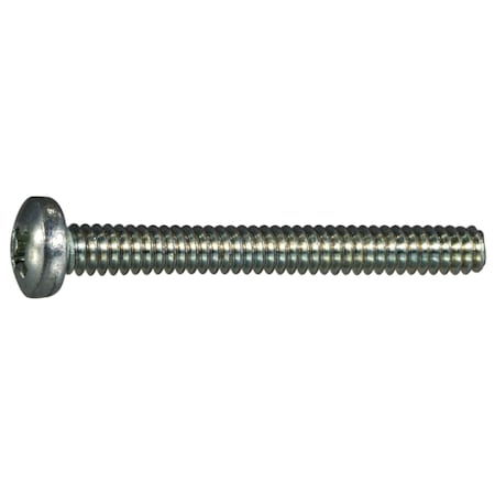 Midwest Fastener #4-40 x 1 in Phillips Pan Machine Screw, Zinc Plated Steel, 50 PK 77427